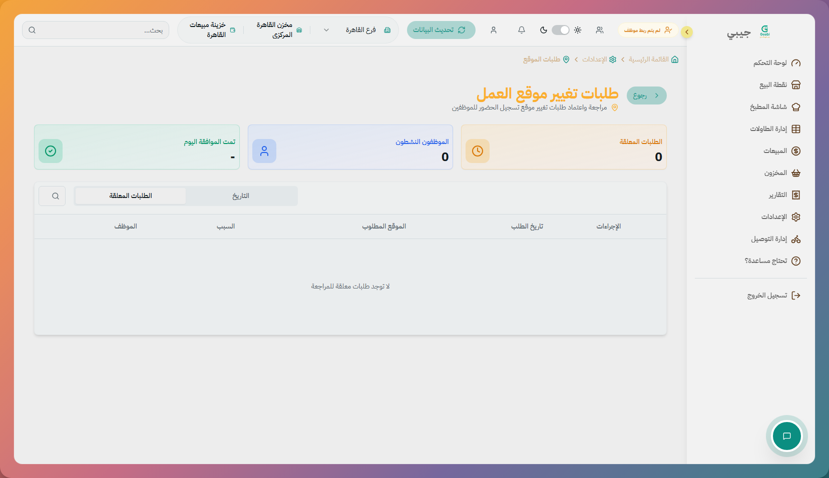 طلبات الموقع